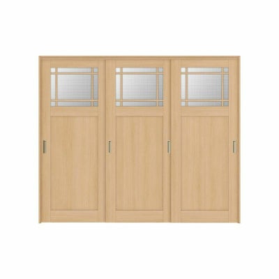 オーダーサイズ リクシル ラシッサＳ 可動間仕切り 上吊方式 引違い戸3枚建 ASMHT-LGJ ケーシング付枠 W1604～2954㎜×Ｈ1750～2425㎜