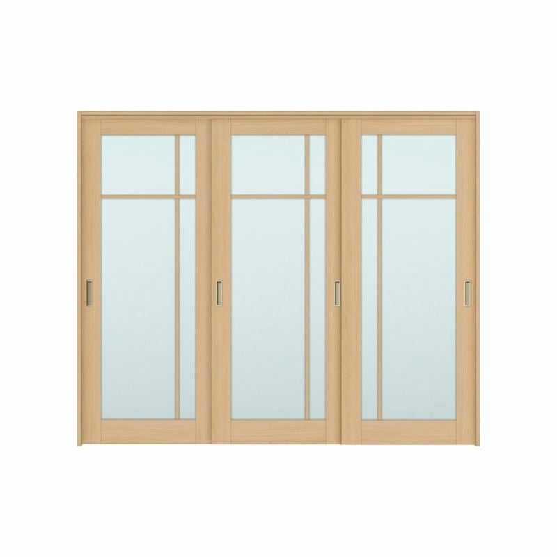 オーダーサイズ リクシル ラシッサＳ 可動間仕切り 上吊方式 引違い戸3枚建 ASMHT-LGK ケーシング付枠 W1604～2954㎜×Ｈ1750～2425㎜