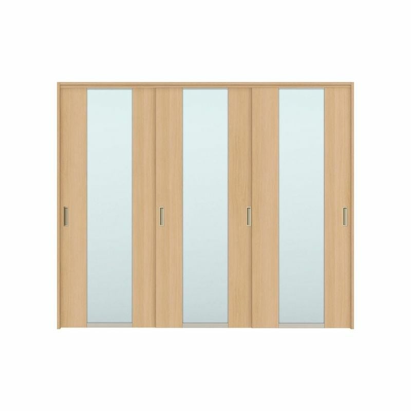 オーダーサイズ リクシル ラシッサＳ 可動間仕切り 上吊方式 引違い戸3枚建 ASMHT-LGN ケーシング付枠 W1604～2954㎜×Ｈ1750～2425㎜