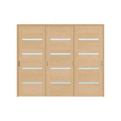 オーダーサイズ リクシル ラシッサＳ 可動間仕切り 上吊方式 引違い戸3枚建 ASMHT-LGR ケーシング付枠 W1604～2954㎜×Ｈ1750～2425㎜