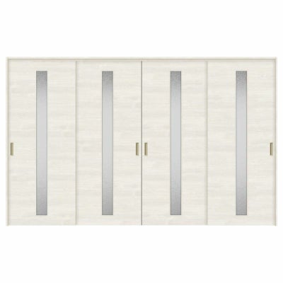 オーダーサイズ リクシル ラシッサＳ 可動間仕切り 上吊方式 引違い戸4枚建 ASMHF-LGB ノンケーシング枠 W2149～3949㎜×Ｈ1750～2425㎜