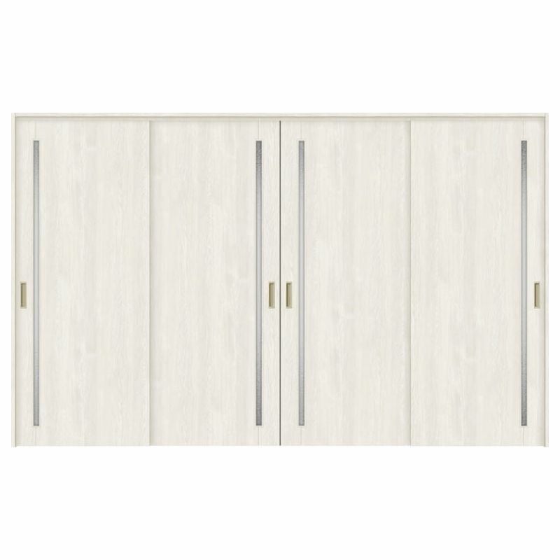 オーダーサイズ リクシル ラシッサＳ 可動間仕切り 上吊方式 引違い戸4枚建 ASMHF-LBC ノンケーシング枠 W2149～3949㎜×Ｈ1750～2425㎜