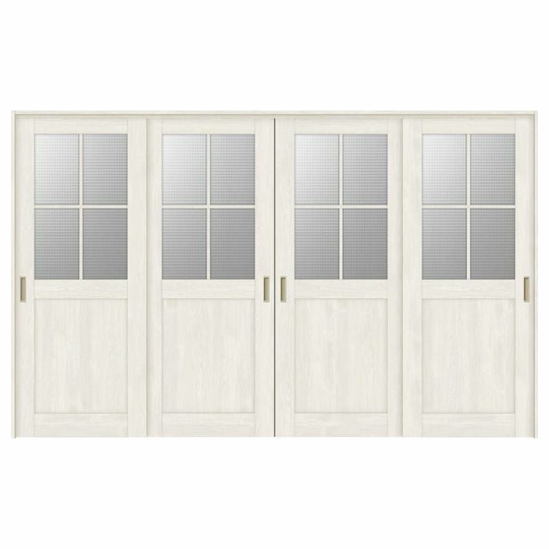 オーダーサイズ リクシル ラシッサＳ 可動間仕切り 上吊方式 引違い戸4枚建 ASMHF-LGH ノンケーシング枠 W2149～3949㎜×Ｈ1750～2425㎜