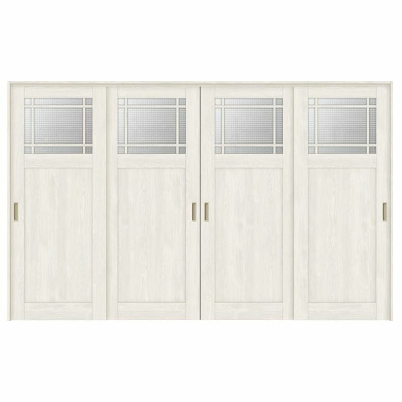 オーダーサイズ リクシル ラシッサＳ 可動間仕切り 上吊方式 引違い戸4枚建 ASMHF-LGJ ノンケーシング枠 W2149～3949㎜×Ｈ1750～2425㎜