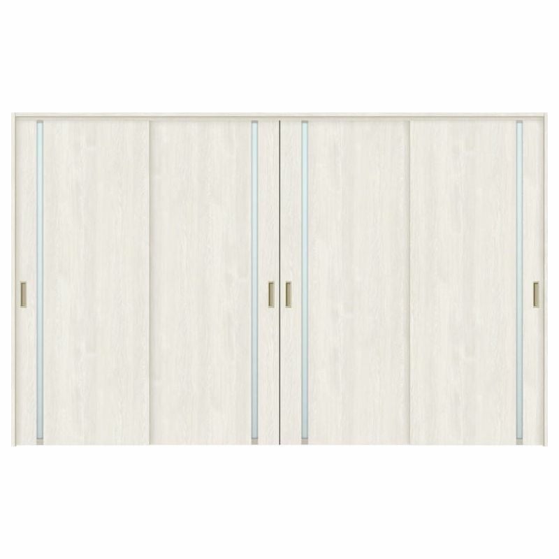 オーダーサイズ リクシル ラシッサＳ 可動間仕切り 上吊方式 引違い戸4枚建 ASMHF-LGL ノンケーシング枠 W2149～3949㎜×Ｈ1750～2425㎜