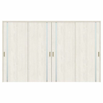 オーダーサイズ リクシル ラシッサＳ 可動間仕切り 上吊方式 引違い戸4枚建 ASMHF-LGL ノンケーシング枠 W2149～3949㎜×Ｈ1750～2425㎜