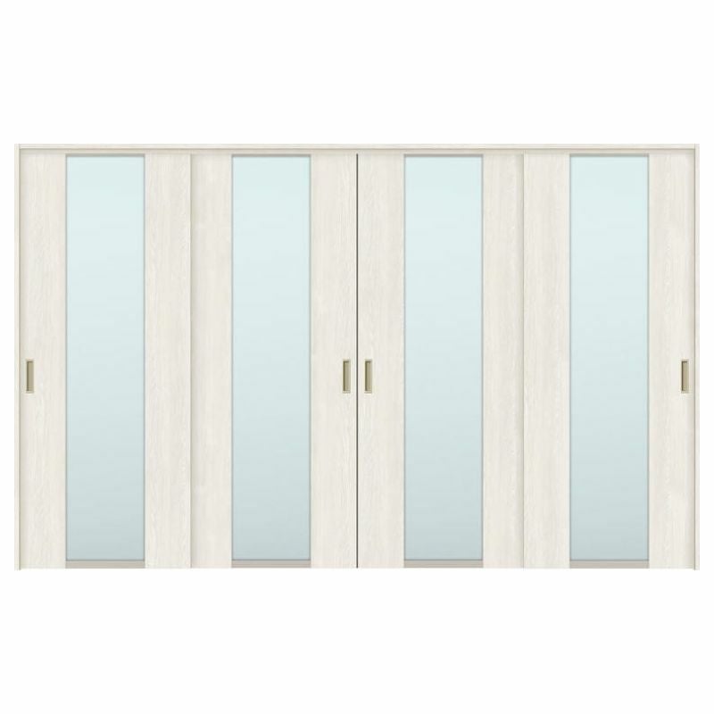 オーダーサイズ リクシル ラシッサＳ 可動間仕切り 上吊方式 引違い戸4枚建 ASMHF-LGN ノンケーシング枠 W2149～3949㎜×Ｈ1750～2425㎜