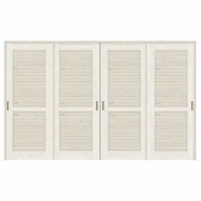 オーダーサイズ リクシル ラシッサＳ 可動間仕切り 上吊方式 引違い戸4枚建 ASMHF-LTA ノンケーシング枠 W2149～3949㎜×Ｈ1750～2425㎜