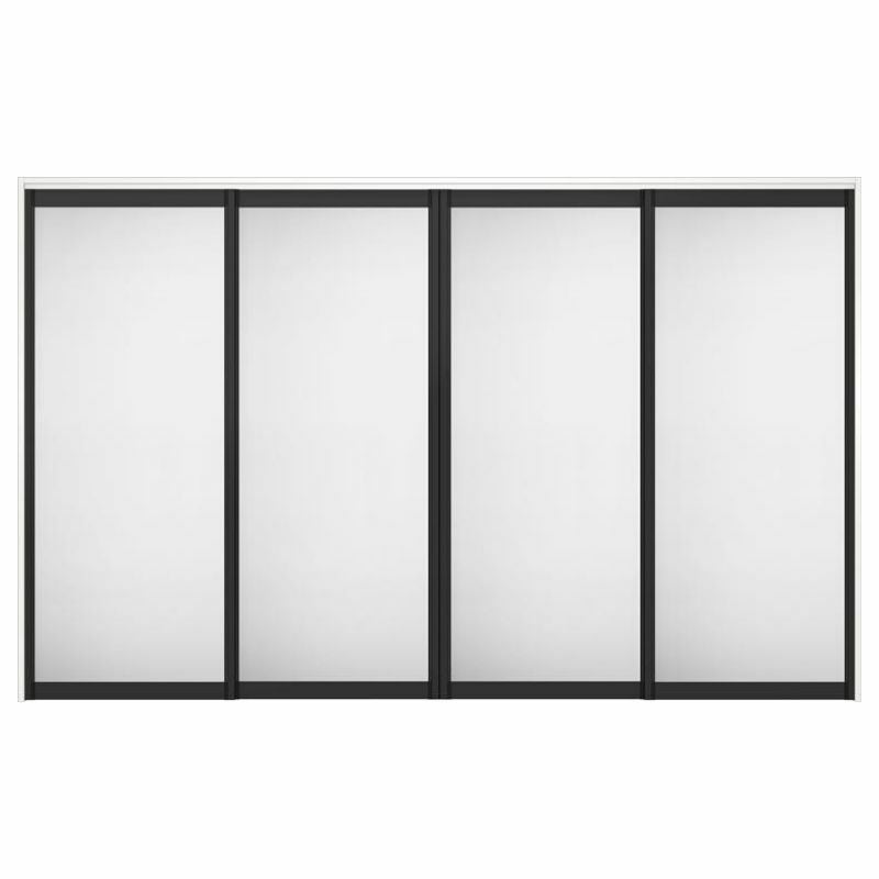 オーダーサイズ リクシル ラシッサＳ 可動間仕切り 上吊方式 引違い戸4枚建 ASMHF-LZA ノンケーシング枠 W2149～3949㎜×Ｈ1750～2425㎜