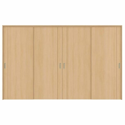 オーダーサイズ リクシル ラシッサＳ 可動間仕切り 上吊方式 引違い戸4枚建 ASMHF-LAC ケーシング付枠 W2149～3949㎜×Ｈ1750～2425㎜