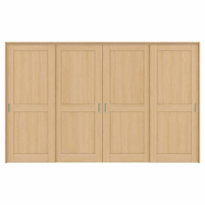 オーダーサイズ リクシル ラシッサＳ 可動間仕切り 上吊方式 引違い戸4枚建 ASMHF-LAH ケーシング付枠 W2149～3949㎜×Ｈ1750～2425㎜