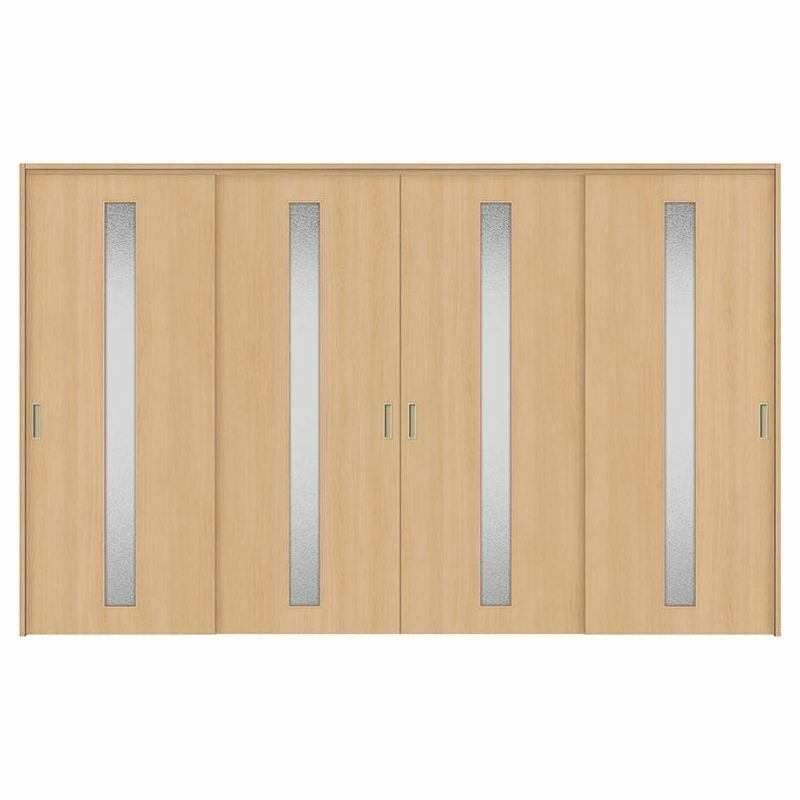 オーダーサイズ リクシル ラシッサＳ 可動間仕切り 上吊方式 引違い戸4枚建 ASMHF-LGA ケーシング付枠 W2149～3949㎜×Ｈ1750～2425㎜