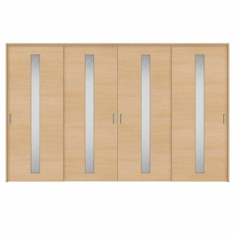 オーダーサイズ リクシル ラシッサＳ 可動間仕切り 上吊方式 引違い戸4枚建 ASMHF-LGB ケーシング付枠 W2149～3949㎜×Ｈ1750～2425㎜