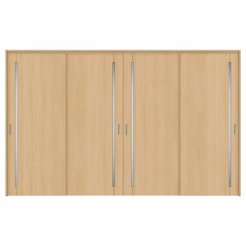 オーダーサイズ リクシル ラシッサＳ 可動間仕切り 上吊方式 引違い戸4枚建 ASMHF-LBC ケーシング付枠 W2149～3949㎜×Ｈ1750～2425㎜