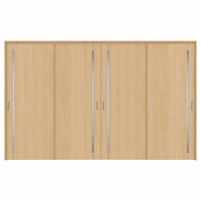 オーダーサイズ リクシル ラシッサＳ 可動間仕切り 上吊方式 引違い戸4枚建 ASMHF-LBC ケーシング付枠 W2149～3949㎜×Ｈ1750～2425㎜