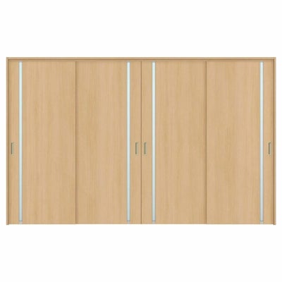 オーダーサイズ リクシル ラシッサＳ 可動間仕切り 上吊方式 引違い戸4枚建 ASMHF-LGL ケーシング付枠 W2149～3949㎜×Ｈ1750～2425㎜