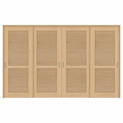 オーダーサイズ リクシル ラシッサＳ 可動間仕切り 上吊方式 引違い戸4枚建 ASMHF-LTA ケーシング付枠 W2149～3949㎜×Ｈ1750～2425㎜