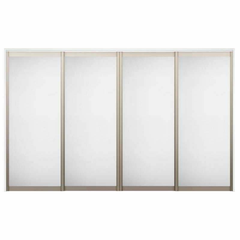 オーダーサイズ リクシル ラシッサＳ 可動間仕切り 上吊方式 引違い戸4枚建 ASMHF-LZA ケーシング付枠 W2149～3949㎜×Ｈ1750～2425㎜