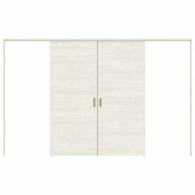 オーダーサイズ リクシル ラシッサＳ 可動間仕切り 上吊方式 引分け戸 ASMWH-LAB ノンケーシング枠 W2149～3949㎜×Ｈ1750～2425㎜