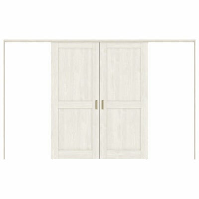 オーダーサイズ リクシル ラシッサＳ 可動間仕切り 上吊方式 引分け戸 ASMWH-LAH ノンケーシング枠 W2149～3949㎜×Ｈ1750～2425㎜