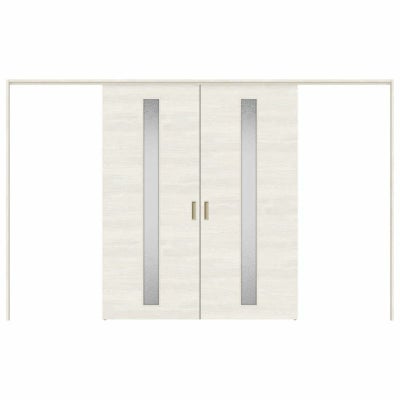 オーダーサイズ リクシル ラシッサＳ 可動間仕切り 上吊方式 引分け戸 ASMWH-LGB ノンケーシング枠 W2149～3949㎜×Ｈ1750～2425㎜