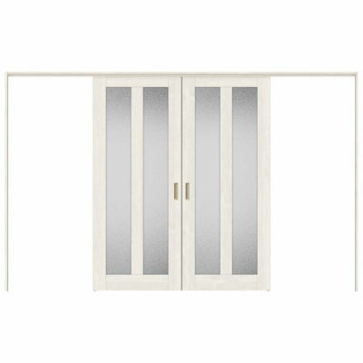 オーダーサイズ リクシル ラシッサＳ 可動間仕切り 上吊方式 引分け戸 ASMWH-LGG ノンケーシング枠 W2149～3949㎜×Ｈ1750～2425㎜