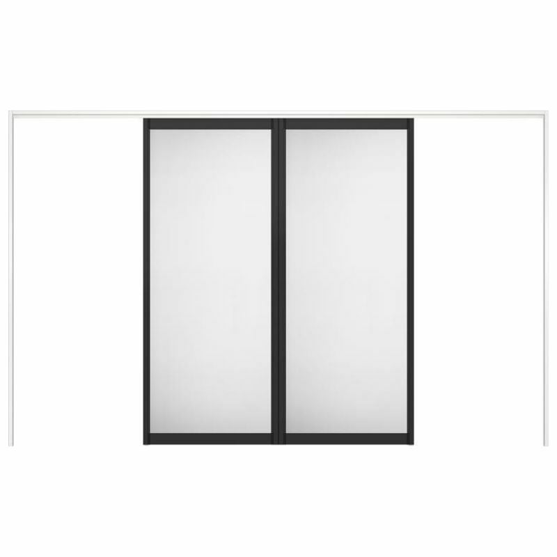 オーダーサイズ リクシル ラシッサＳ 可動間仕切り 上吊方式 引分け戸 ASMWH-LZA ノンケーシング枠 W2149～3949㎜×Ｈ1750～2425㎜