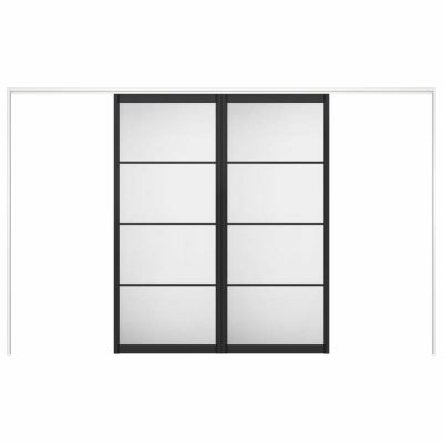 オーダーサイズ リクシル ラシッサＳ 可動間仕切り 上吊方式 引分け戸 ASMWH-LZB ノンケーシング枠 W2149～3949㎜×Ｈ1750～2425㎜