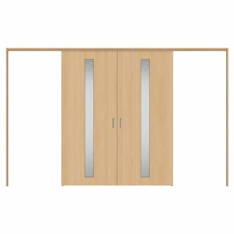 オーダーサイズ リクシル ラシッサＳ 可動間仕切り 上吊方式 引分け戸 ASMWH-LGA ケーシング付枠 W2149～3949㎜×Ｈ1750～2425㎜