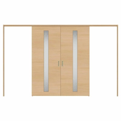 オーダーサイズ リクシル ラシッサＳ 可動間仕切り 上吊方式 引分け戸 ASMWH-LGB ケーシング付枠 W2149～3949㎜×Ｈ1750～2425㎜