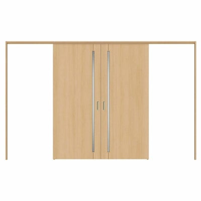 オーダーサイズ リクシル ラシッサＳ 可動間仕切り 上吊方式 引分け戸 ASMWH-LGC ケーシング付枠 W2149～3949㎜×Ｈ1750～2425㎜