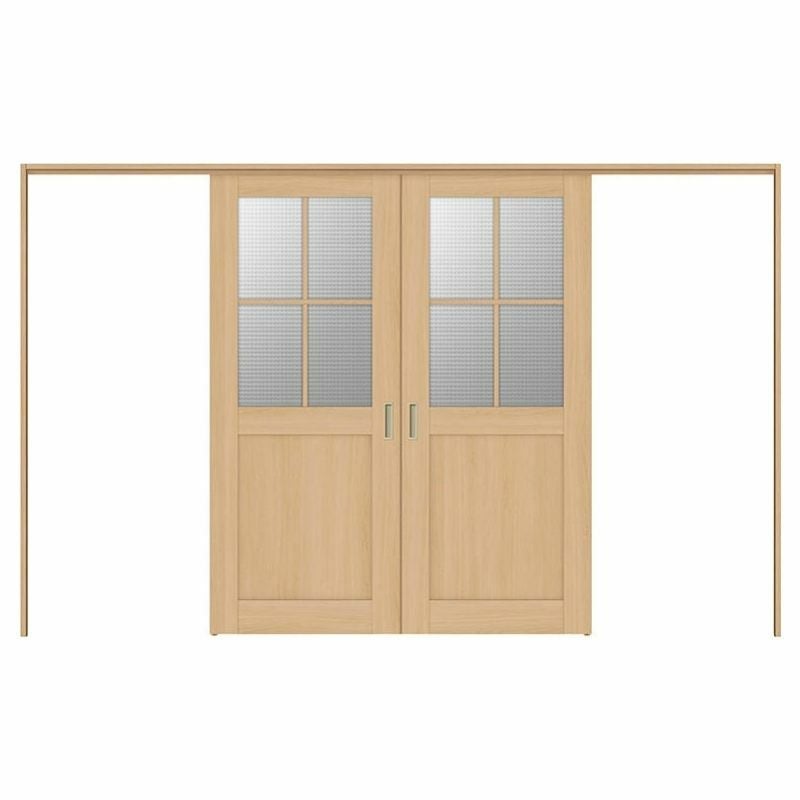 オーダーサイズ リクシル ラシッサＳ 可動間仕切り 上吊方式 引分け戸 ASMWH-LGH ケーシング付枠 W2149～3949㎜×Ｈ1750～2425㎜