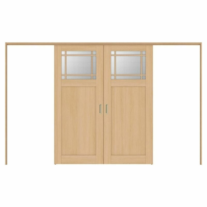 オーダーサイズ リクシル ラシッサＳ 可動間仕切り 上吊方式 引分け戸 ASMWH-LGJ ケーシング付枠 W2149～3949㎜×Ｈ1750～2425㎜