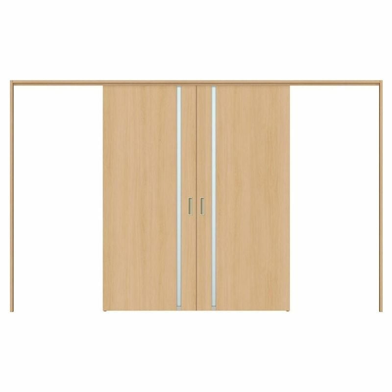 オーダーサイズ リクシル ラシッサＳ 可動間仕切り 上吊方式 引分け戸 ASMWH-LGL ケーシング付枠 W2149～3949㎜×Ｈ1750～2425㎜