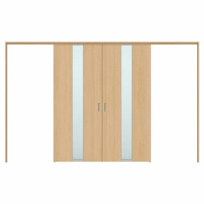 オーダーサイズ リクシル ラシッサＳ 可動間仕切り 上吊方式 引分け戸 ASMWH-LGM ケーシング付枠 W2149～3949㎜×Ｈ1750～2425㎜