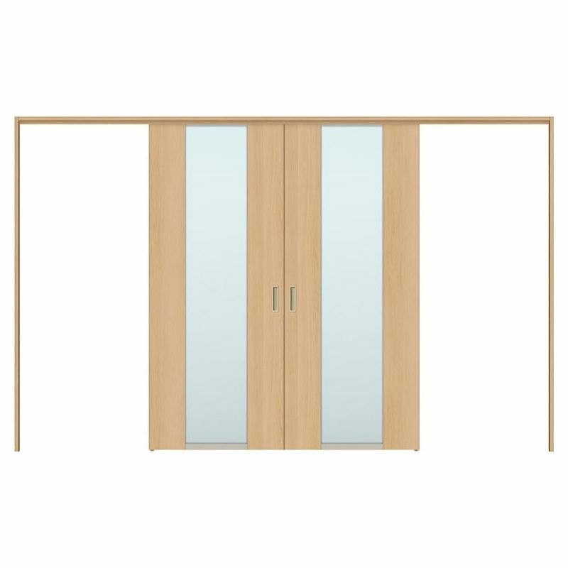 オーダーサイズ リクシル ラシッサＳ 可動間仕切り 上吊方式 引分け戸 ASMWH-LGN ケーシング付枠 W2149～3949㎜×Ｈ1750～2425㎜