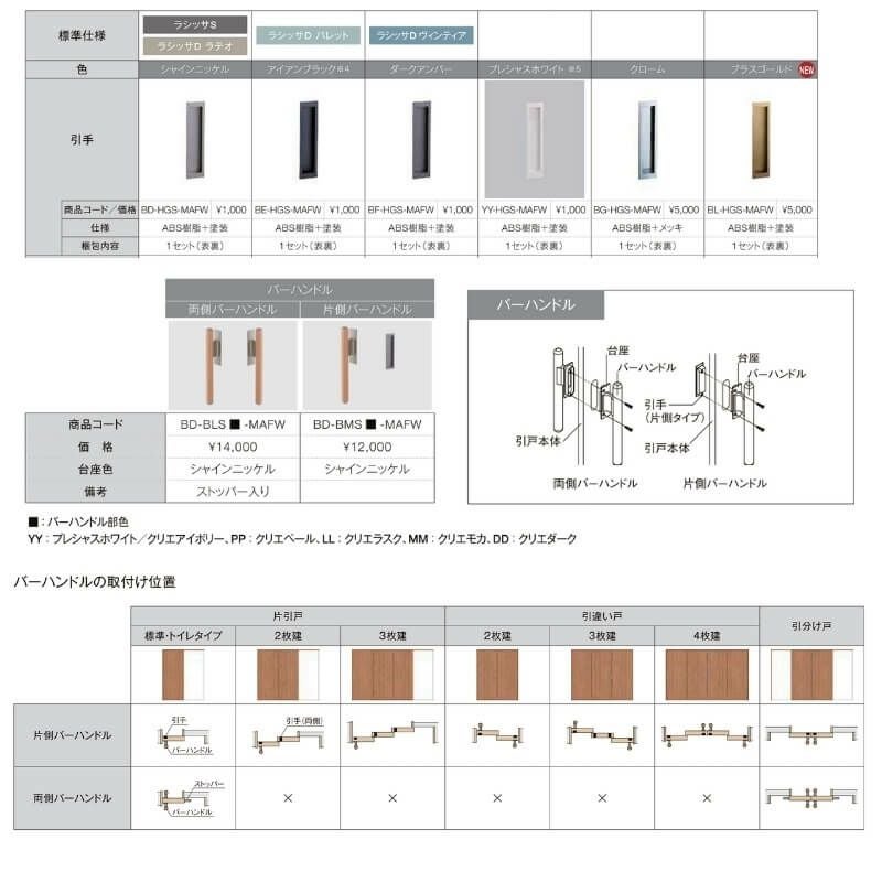 オーダーサイズ 】リクシル ラシッサD パレット 可動間仕切り 引戸上吊