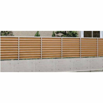 フェンス LIXIL サニーブリーズフェンス M型＜マテリアルカラータイプ＞ 間仕切りタイプ T-12 本体 1000×1200mm