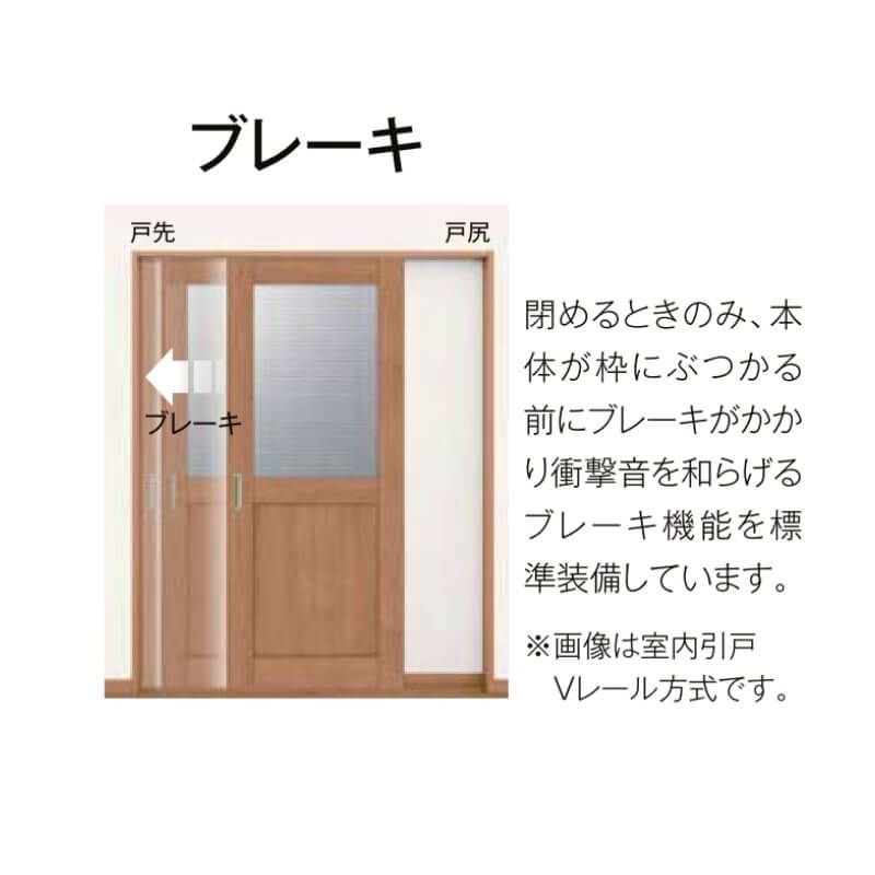 【オーダーサイズ 】リクシル ラシッサD パレット クローゼットドア 引違いタイプ APHC-LAA ノンケーシング枠 W912～1992mm×H628～2425mm 6枚目