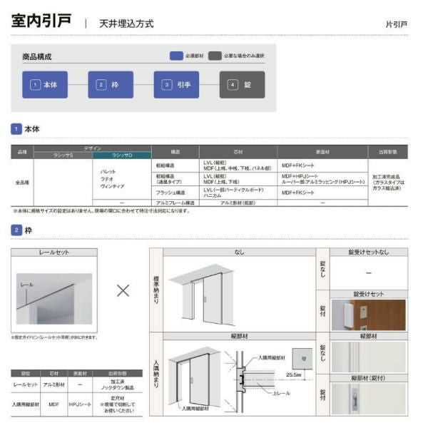 オーダーサイズ 】リクシル ラシッサD ヴィンティア 天井埋込方式 片