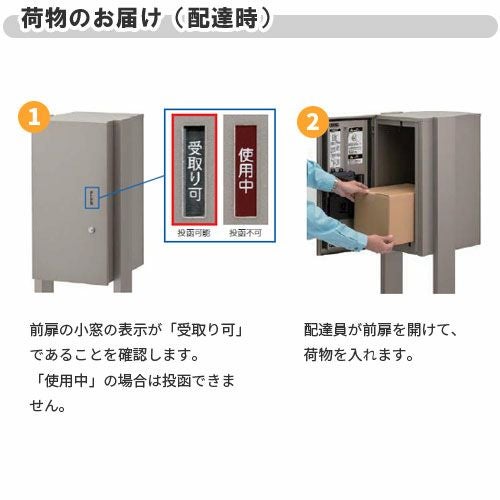 宅配ボックス リクシル 宅配ボックスKL 本体のみ 前入れ後取り出し