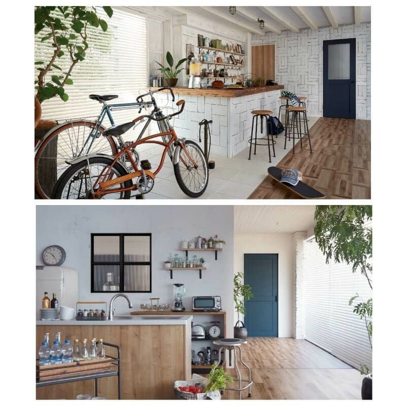 【オーダーサイズ 】リクシル ラシッサD ヴィンティア クローゼットドア 両開き戸 AVCH-LAA ノンケーシング枠 階段下タイプ W553～1188mm×H1179～1822mm 9枚目