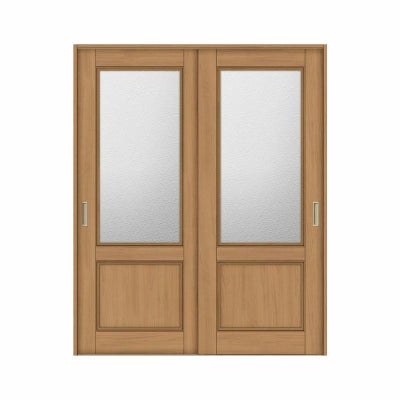 室内引戸 引き違い戸 2枚建 Vレール方式 ラシッサS ガラスタイプ LGY ケーシング付枠 1620/1820 リクシル トステム 引違い戸 ドア 引き戸 LIXIL/TOSTEM リビング建材 室内建具 戸 扉 ドア リフォーム DIY