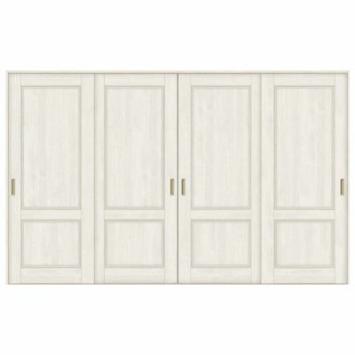 室内引戸 引き違い戸 4枚建 Vレール方式 ラシッサS パネルタイプ LAY ノンケーシング枠 3220 W3253×H2023mm リクシル トステム 引違い戸 ドア 引き戸 LIXIL/TOSTEM リビング建材 室内建具 戸 扉 ドア リフォーム DIY