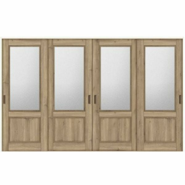 室内引戸 引き違い戸 4枚建 Vレール方式 ラシッサD ヴィンティア LGY ノンケーシング枠 3220 W3253×H2023mm リクシル トステム 引違い戸 ドア 引き戸 LIXIL/TOSTEM リビング建材 室内建具 戸 扉 ドア リフォーム DIY