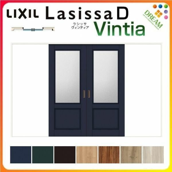 室内引戸 引分け戸 Vレール方式 ラシッサD ヴィンティア LGY ノンケーシング枠 3220 W3253×H2023mm リクシル トステム 引き分け戸 引き戸 ドア 引き戸 LIXIL/TOSTEM リビング建材 室内建具 戸 扉 ドア リフォーム DIY 2枚目