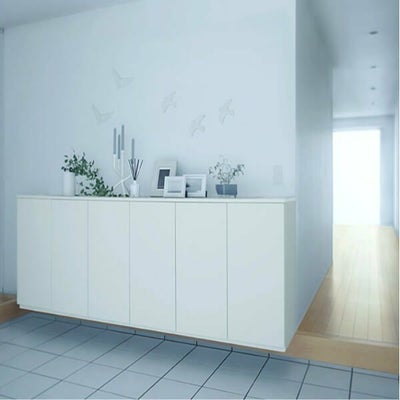 LIXIL ラフィス 玄関収納 ローカウンター型 フロート納まり ARGS-AA-○○-□-2408A1F-1-9 W2400mm(800＋800＋800) H08(818mm)【カウンターのみ特注】