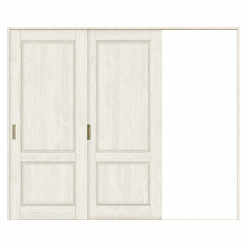 オーダーサイズ リクシル ラシッサＳ 室内引戸 Vレール方式 片引戸2枚建 ASKD-LAY ノンケーシング枠 W1748～2954mm×Ｈ1728～2425mm