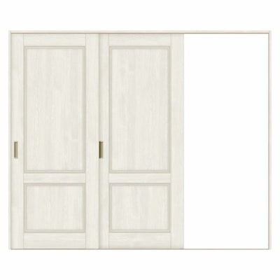 オーダーサイズ リクシル ラシッサＳ 室内引戸 Vレール方式 片引戸2枚建 ASKD-LAY ノンケーシング枠 W1748～2954mm×Ｈ1728～2425mm