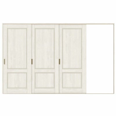 オーダーサイズ リクシル ラシッサＳ 室内引戸 Vレール方式 片引戸3枚建 ASKT-LAY ノンケーシング枠 W2308～3916mm×Ｈ1728～2425mm